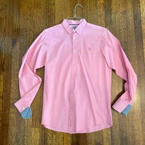 Ben Sherman Medium M Red Patterned Button Down